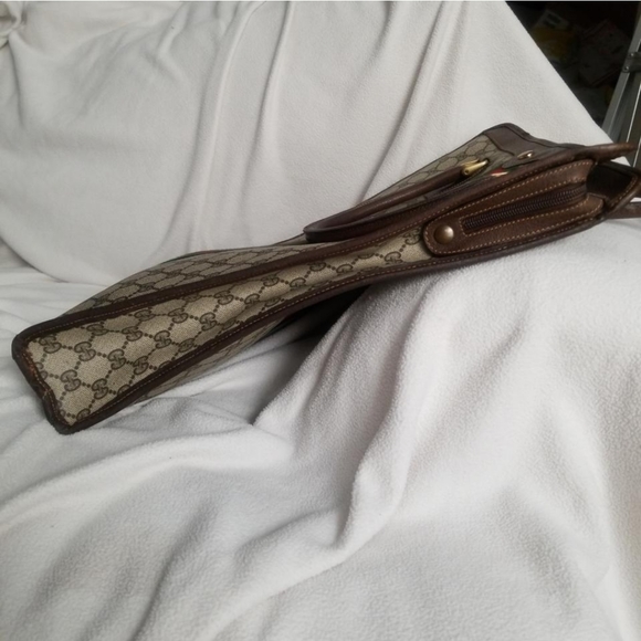 Authentic Vintage Gucci GG Monogram Supreme Sherry Web Ophidia Shopper Tote Bag - Picture 6 of 12